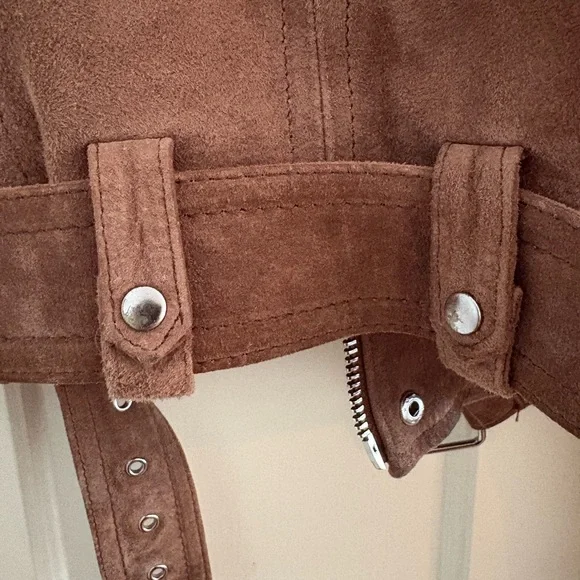 Blank NYC Brown Suede Women's Jacket - Picture 5 of 8